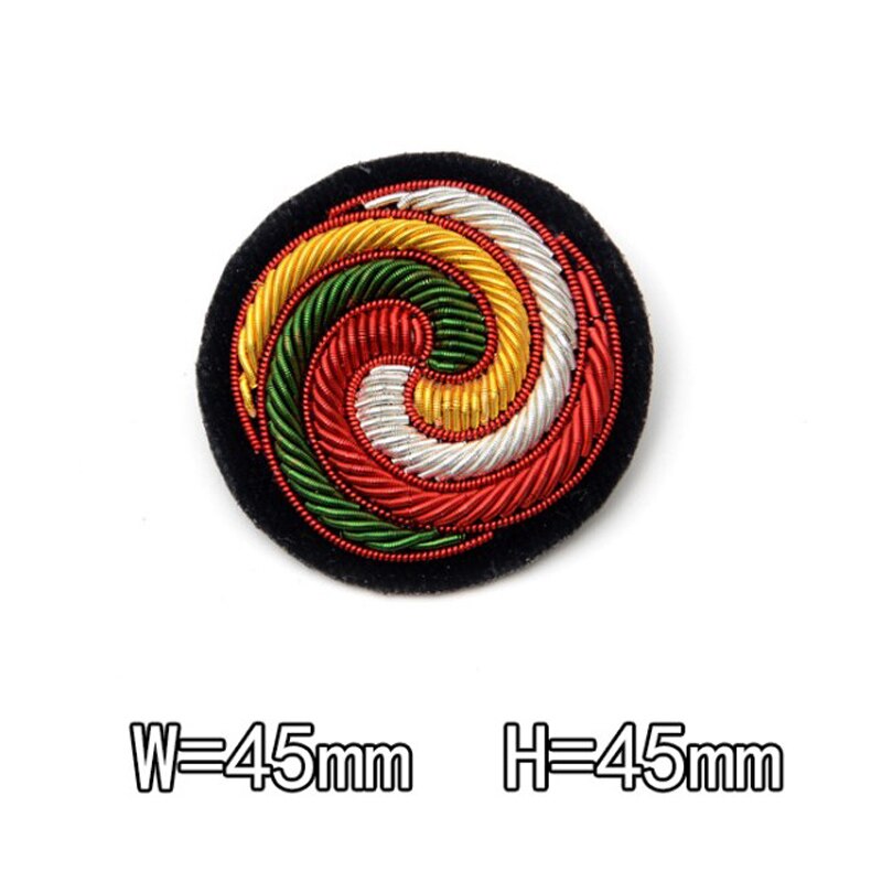 Indiase Zijde Hand Geborduurd Doek Sticker Broche Vrouwelijke Accessoires High-End Leuke Decoratieve Badge Corsage: 6
