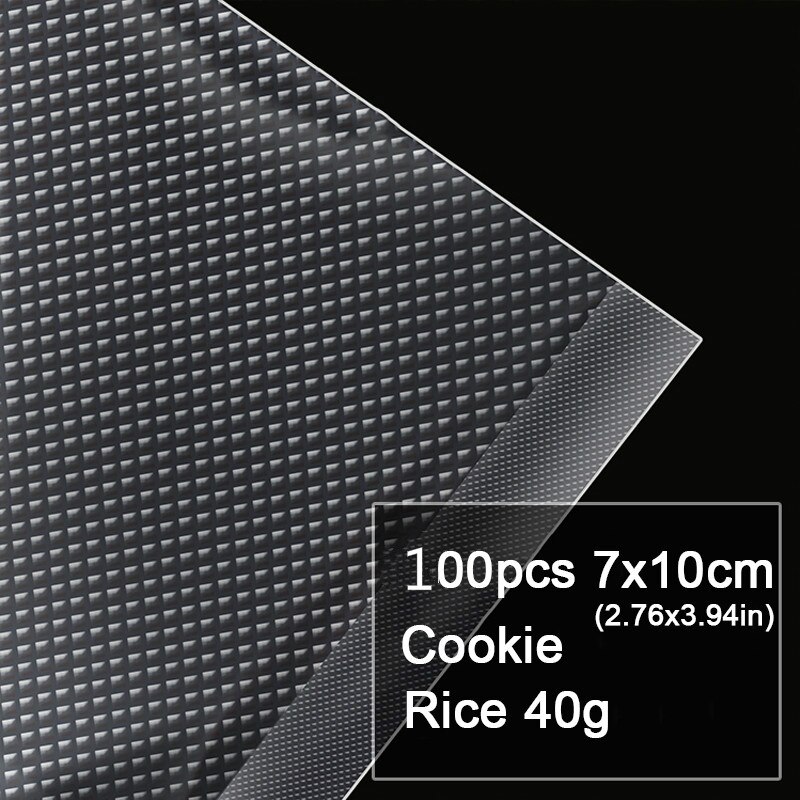 100pcs Kitchen Food Vacuum Sealer Bag Sous Vide Food Saver Storage Vacuum Packaging Bags Kitchen Accessories BPA-Free: 100pcs 7x10cm