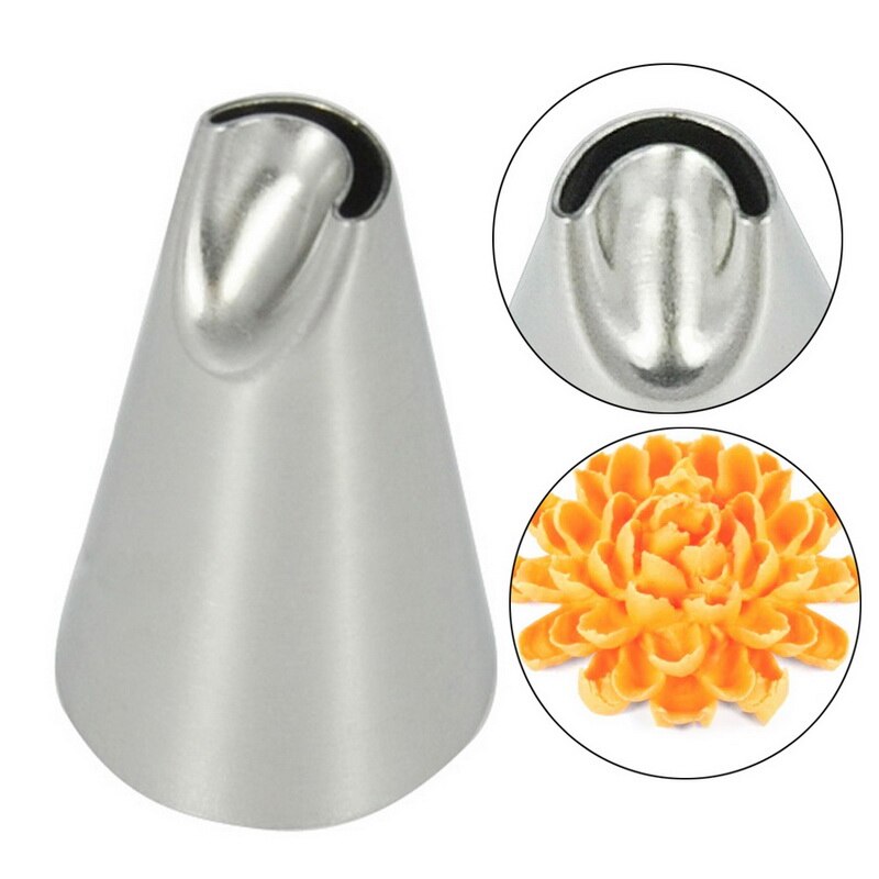8Pcs Big Size Russische Pastry Icing Piping Nozzles Rvs Decorating Tip Cake Cupcake Decorateur Rose Accessoires Keuken: Chocolade