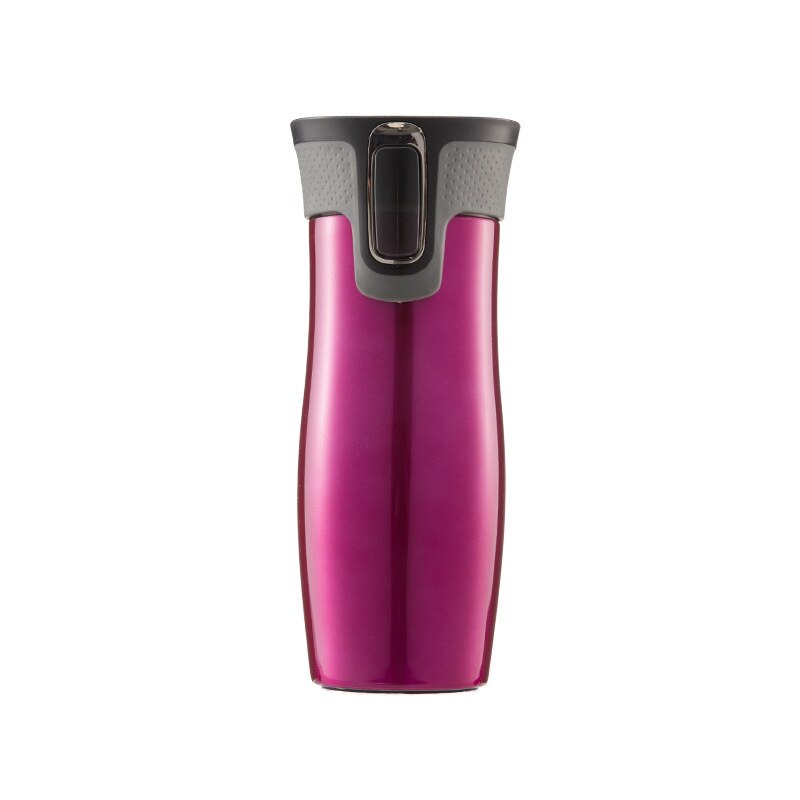 Taza de Viaje de acero inoxidable taza térmica hermética vaso taza de café con fácil de limpiar tapa Premium de café reutilizable taza 450ml