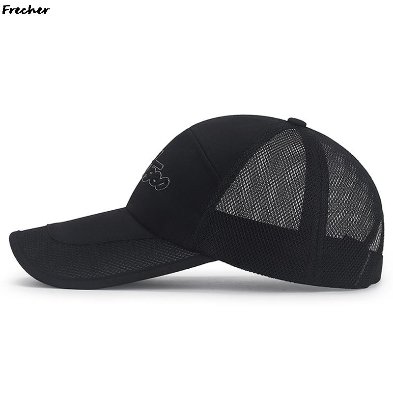 Gorra de béisbol con visera larga para hombre y mujer, gorro de béisbol con visera grande de 2022 cm, de secado rápido, malla transpirable, ajustable, Unisex, 10,5