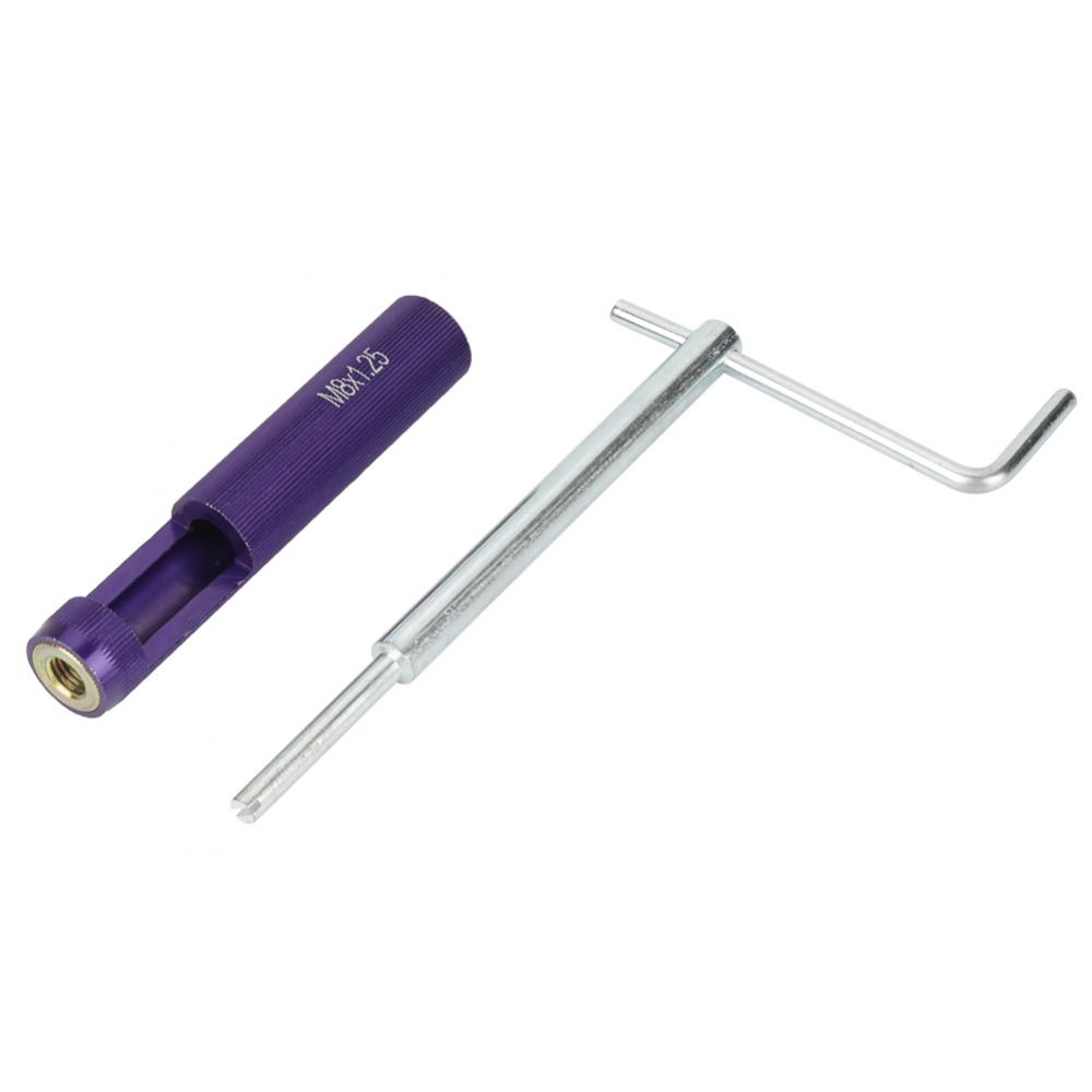 50Pcs Car Thread Repair Kit M8 x 2D Stainless Coiled Wire Screw Threaded Inserts Spanner Wrench Inserts Drill Tap Thread Tool