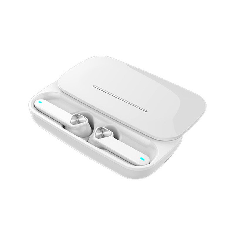 TWS BE36 stéréo Bluetooth Auto appairage étanche IPX5 sans fil écouteurs glisser boîte de charge pour Iphone Android: WHITE
