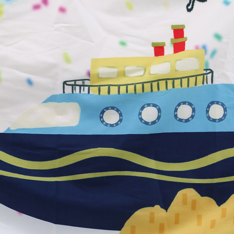 Printed Polyester Bed Cover Thick Elastic All-Inclusive Bedside Backrest Protection Dust Cover Home Bedroom Bed Cover