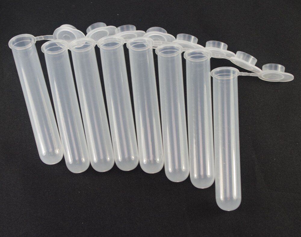 Plastic test tubes centrifuge tubes 15ml round bottom lot8