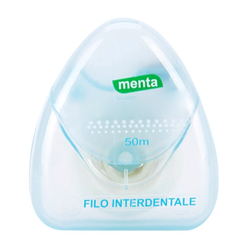 A0ND Waxed Dental Floss Suits Plaque &amp; Food Removal Super Dunne Tanden Stok Draad Toepasselijk Oral Care 54 Yards/50 Meter