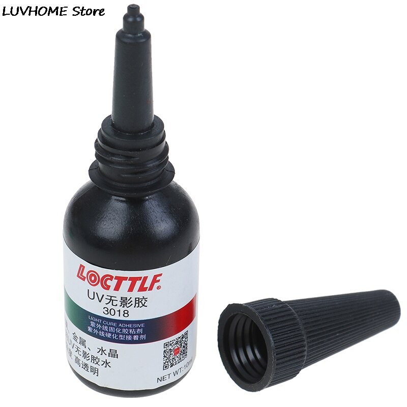 1 pz 5 seconda correzione colla UV acrilico metallo colla UV 10g resina tipo duro ultravioletto solidifica adesivo trasparente con torcia UV
