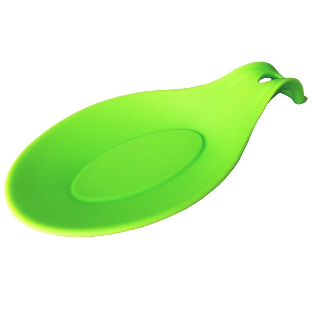 1 Pcs Dikke Siliconen Pad Spatel Pad Lepel Pad Food Grade Hittebestendige Lepel Pad Servies Plank Pad