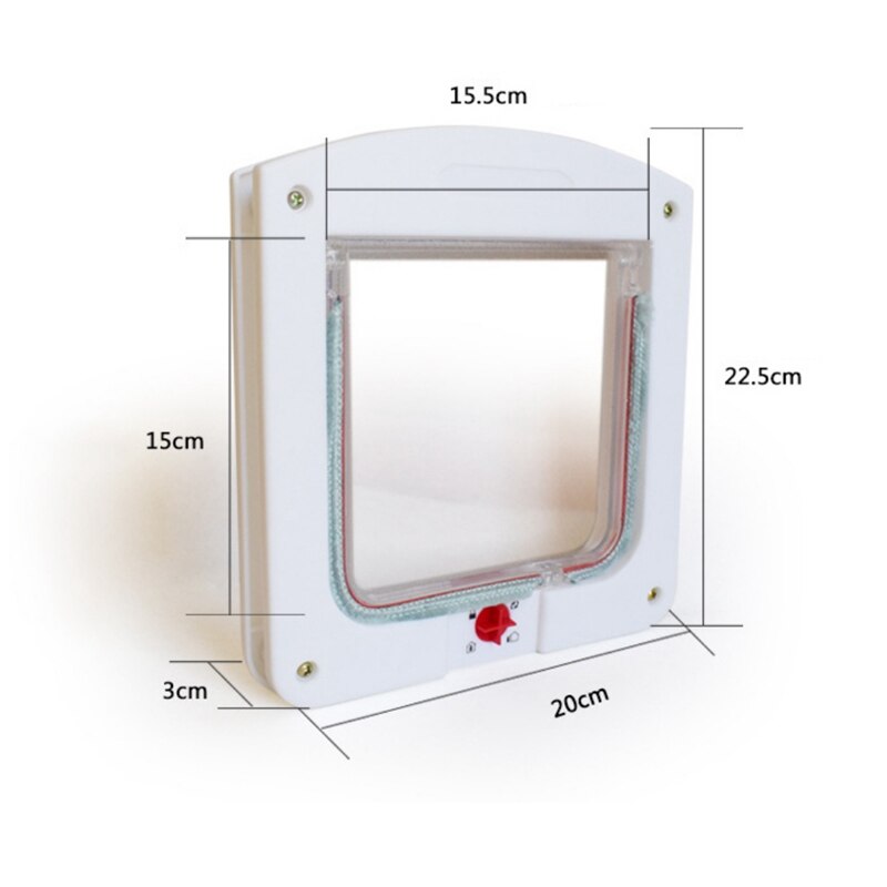 Portail de porte pour chien ou chat | Chat, chiot, animaux domestiques, coffre-fort, verrouillable, adapté à tous les murs, fournitures de portes pour animaux domestiques