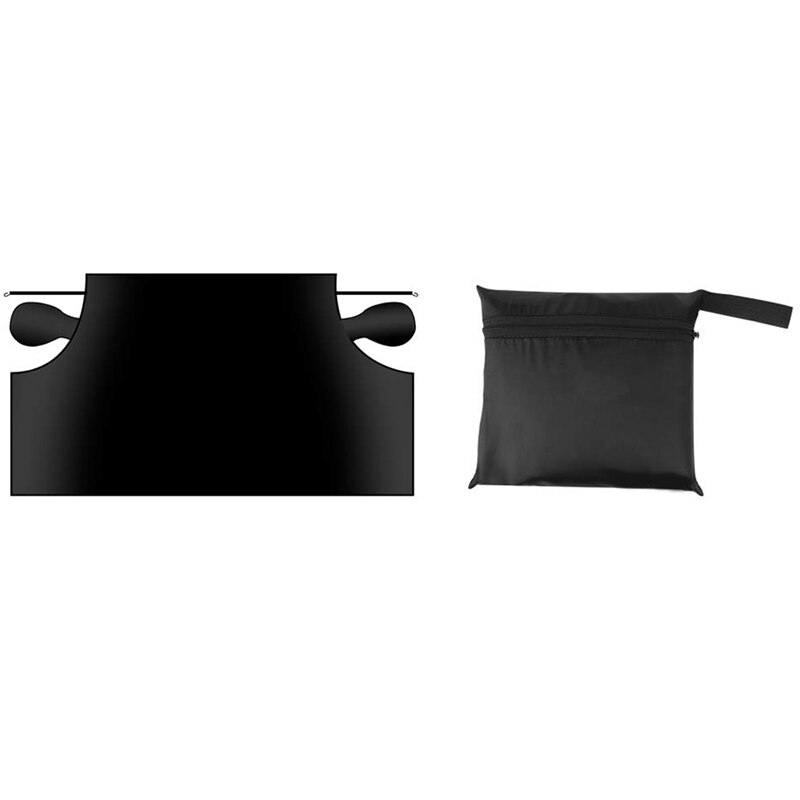 Housse De Pare-brise Avec Aimants - Protection 4 Saisons Contre Neige, Glace, UV, 145x110 Cm, 9 Aimants + Sangles