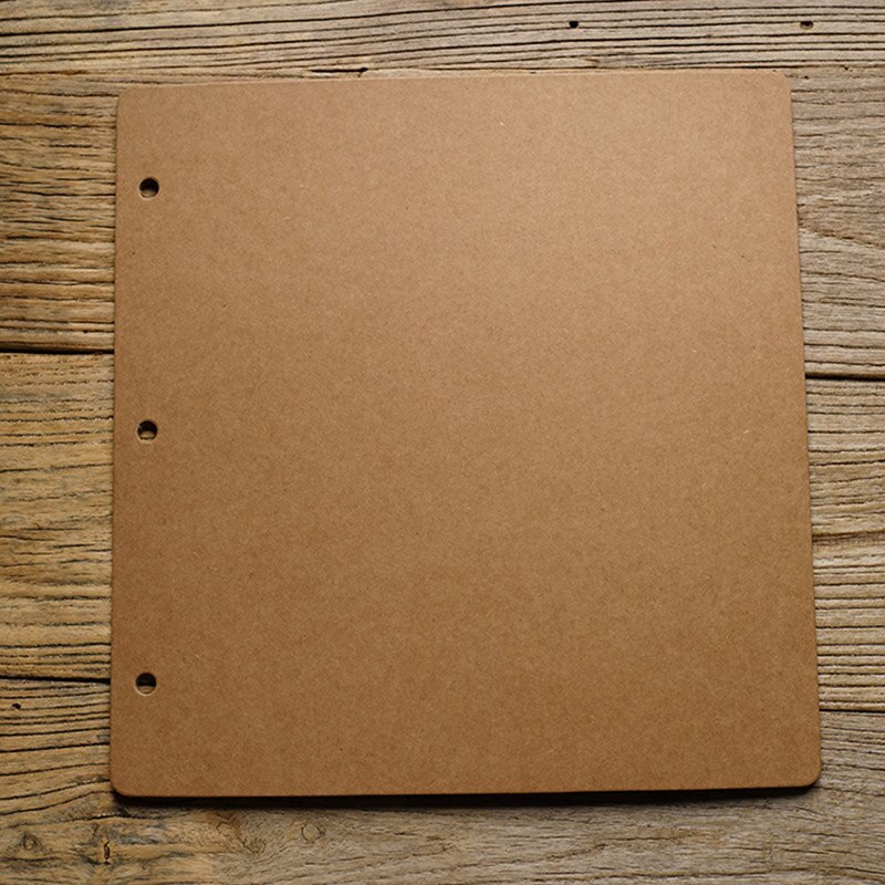 10pcs Inner Pages Loose-Leaf Graffiti Album Photo Hand-Painted DIY Photo Album Inner Page For Baby Children Wedding Lover Family: Kraft-Square