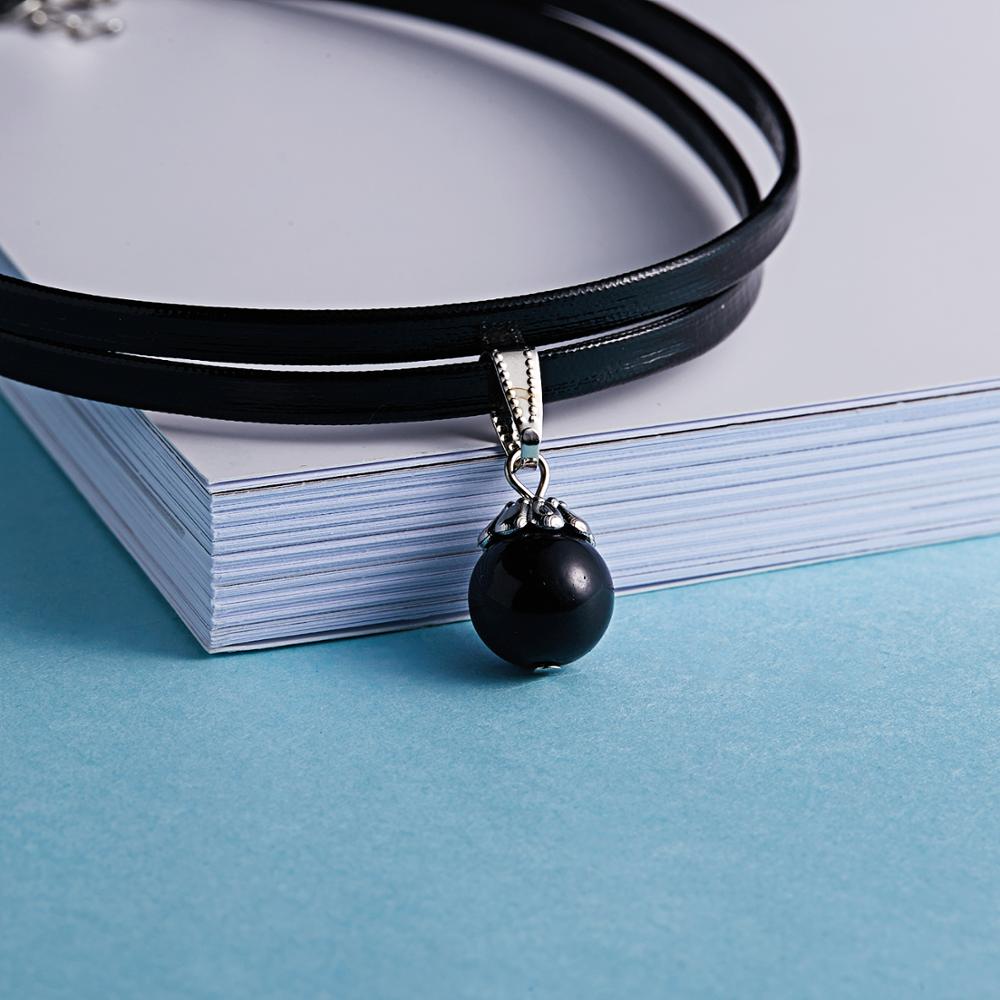 Choker Ketting Zwart Kant Fluwelen Strip Vrouw Kraag Partij Sieraden Ketting Handgemaakte Lederen Touw Sneeuwvlok Ster Sleutelbeen Keten