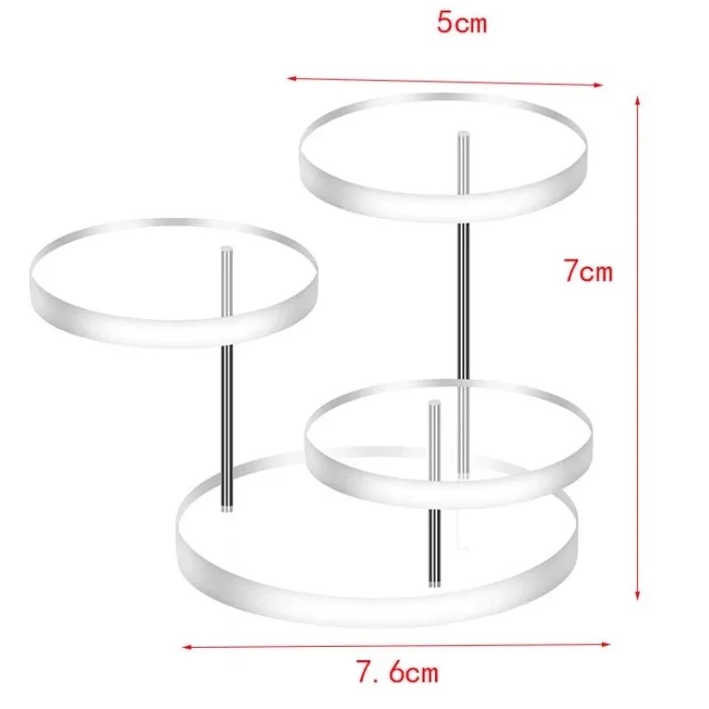 1 Set Cupcake Stand Acrylic Display For jewelry Cake Dessert Rack Wedding Birthday Party Decoration Tools