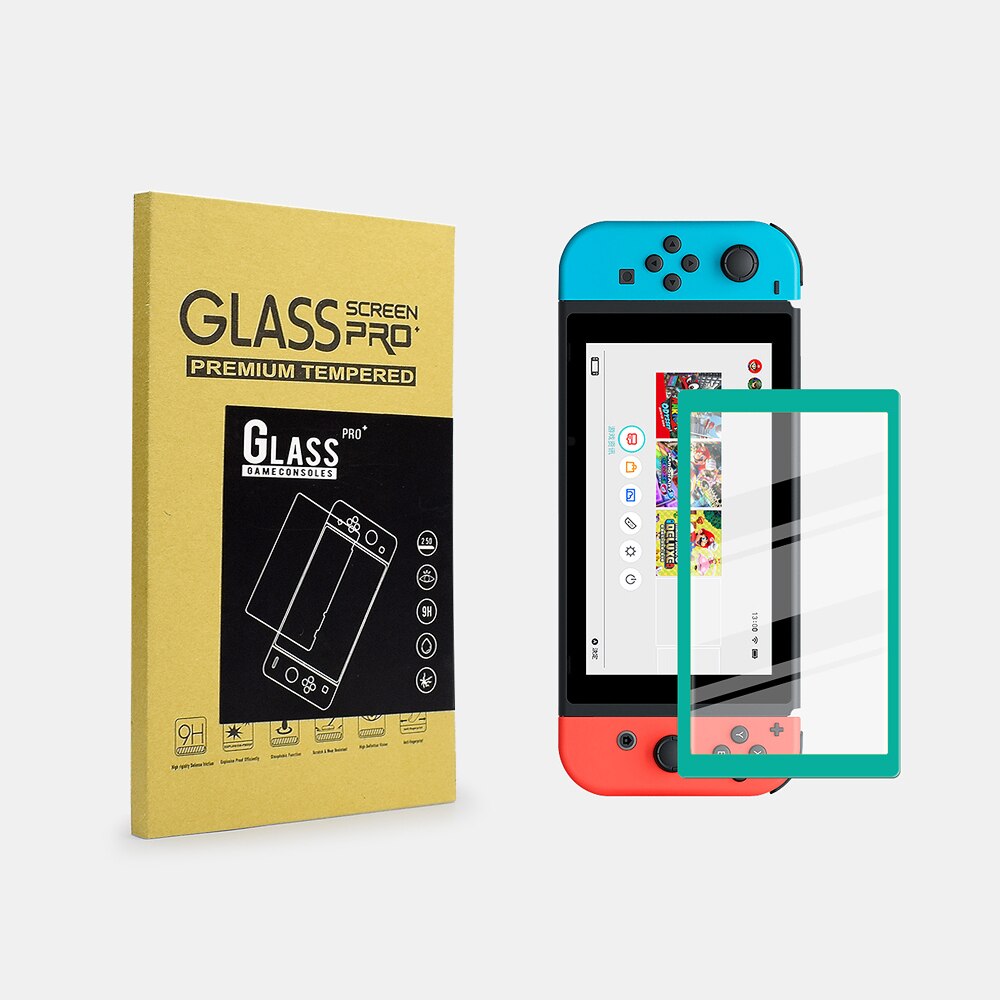 Tempered Glass Touch Screen Protector case Protective Film Full Cover Guard for Nintendo Switch & Nontend Switchlite Accessories