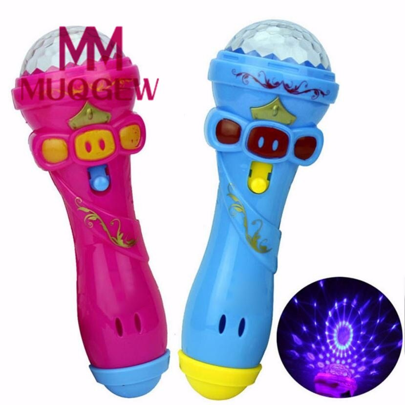 Leuke Mini Speelgoed Grappige Verlichting Draadloze Microfoon Model Speelgoed Beste Muziek Karaoke 15