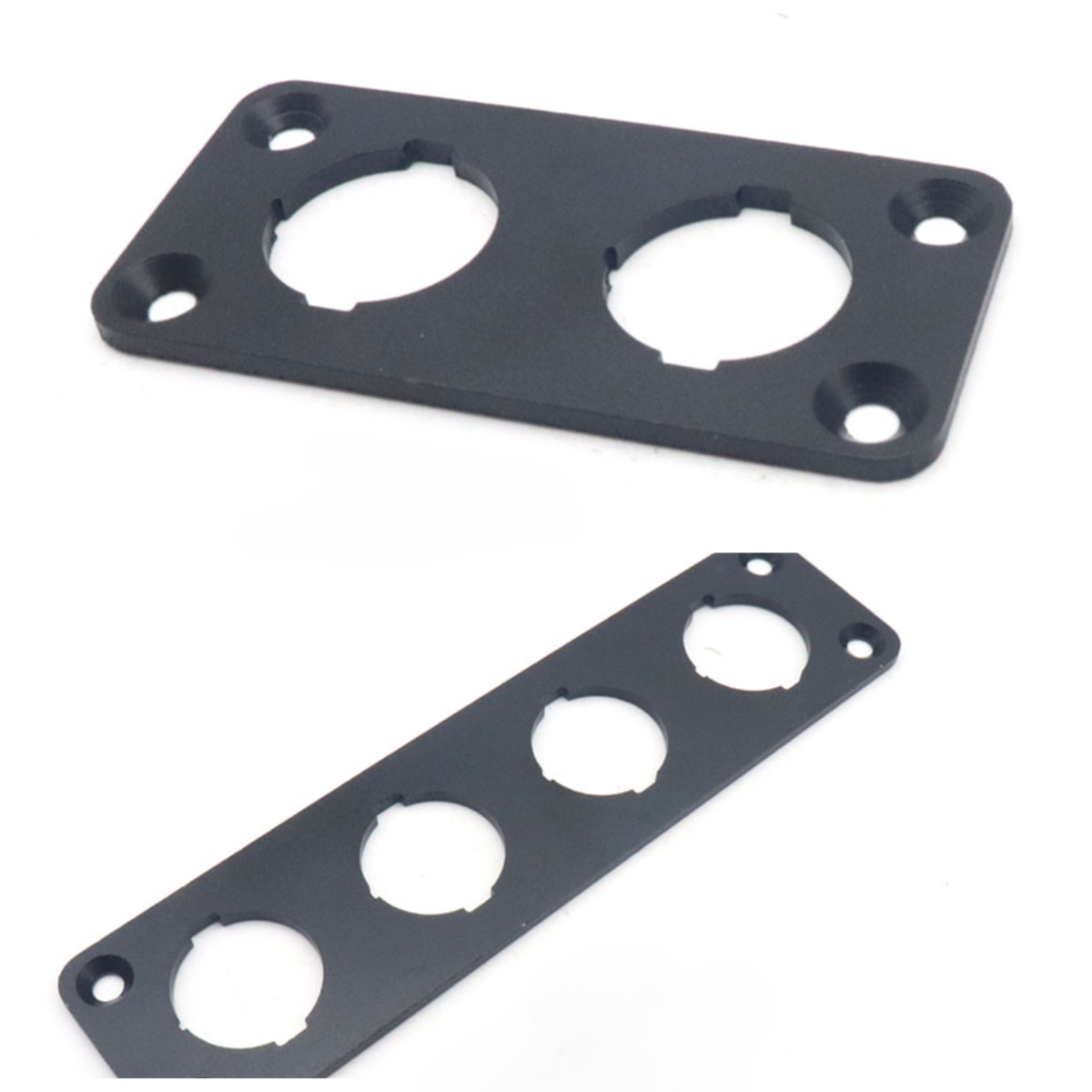 Aluminum Alloy Rocker Switch Panel 1/2/3/4/5/6 Way Gang Car Boat Button Toggle Switch Panel Housing Holder for ATV Truck Camper: Clear