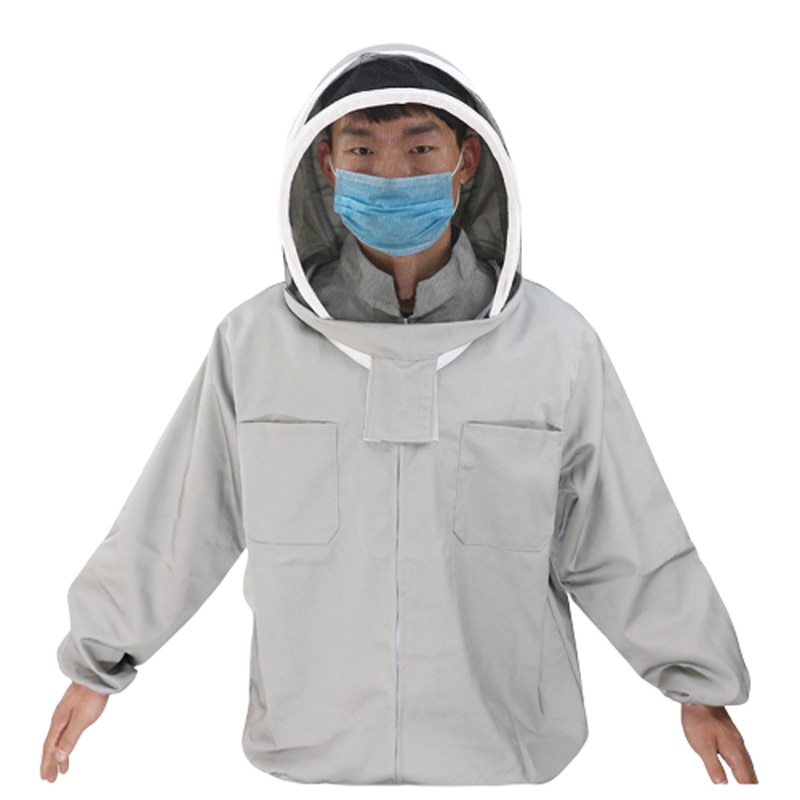 Bijenteelt Pak Jacket Veil Set Anti-Bee Kleding Stof Imker Kleding Bijenteelt Beschermende Bee Handschoenen