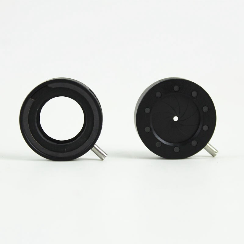 1-12 mm Adjustable Iris Diaphragm Aperture Condenser with M4 Thread 10 Blades for Camera Lens Microscope Accessories