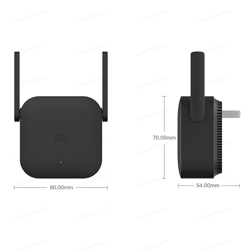 XIAOMI MIJIA WiFi Amplifier Pro，300M 2.4G Network Expander Repeater Power Extender Roteador，2 Antenna，For Mi Router Wi-Fi