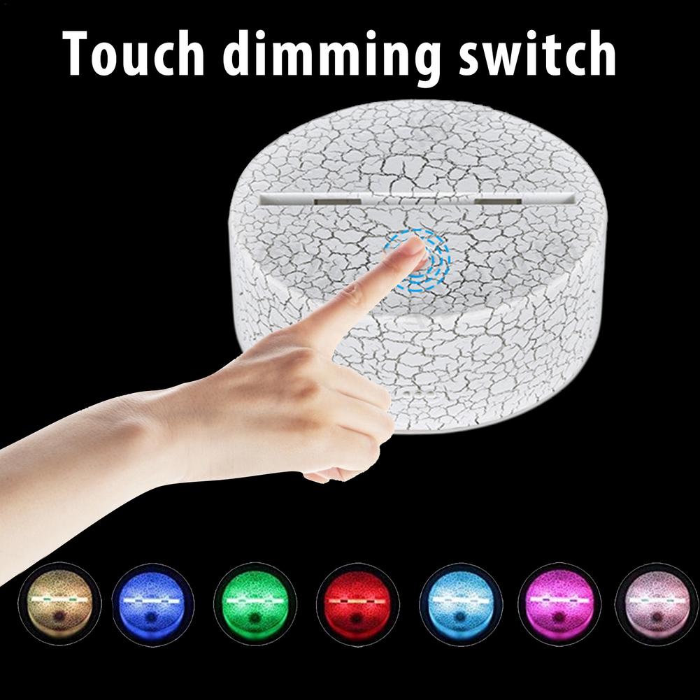 Ramadan Decoratie Voor Thuis 3D Desktop Led Nachtlampje Maan Afstandsbediening Kleurrijke Tafel Bureaulamp Islamitische Mubarak Ramadan