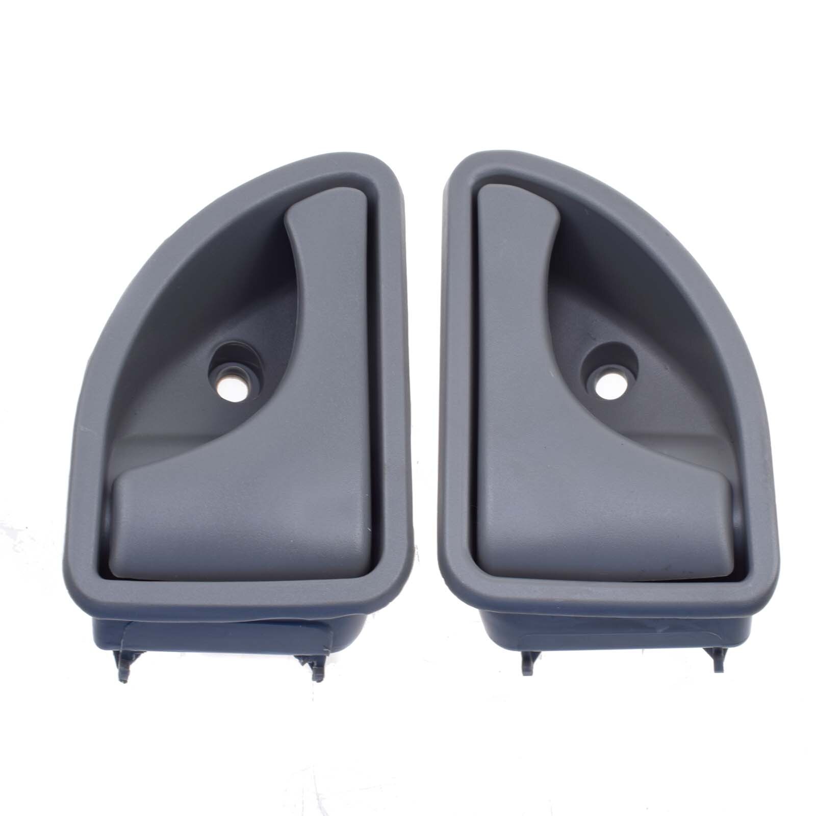 ISANCE For Renault 1997 Kangoo , 1993-2007 Twingo Interior Inside Interior Door Handle Front Right Left Beige Black Gray: Front Pair Grey