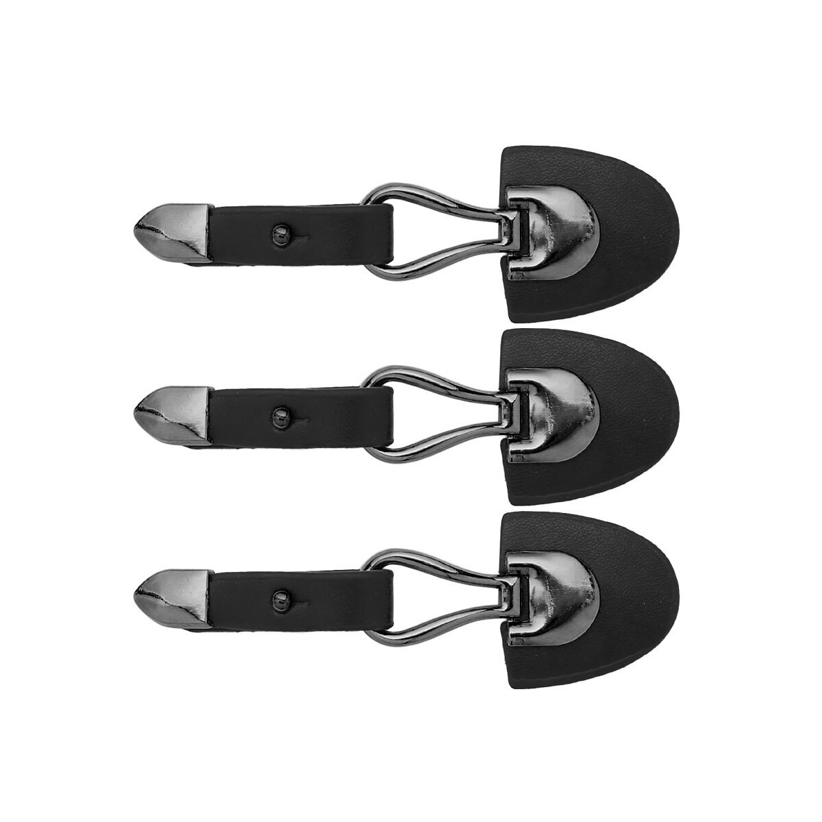 3 par poncho cape cardigan clips wrap sjal fastgørelse pu læder spænder skridsikre spændenåle til tøj indretning gør det selv tilbehør