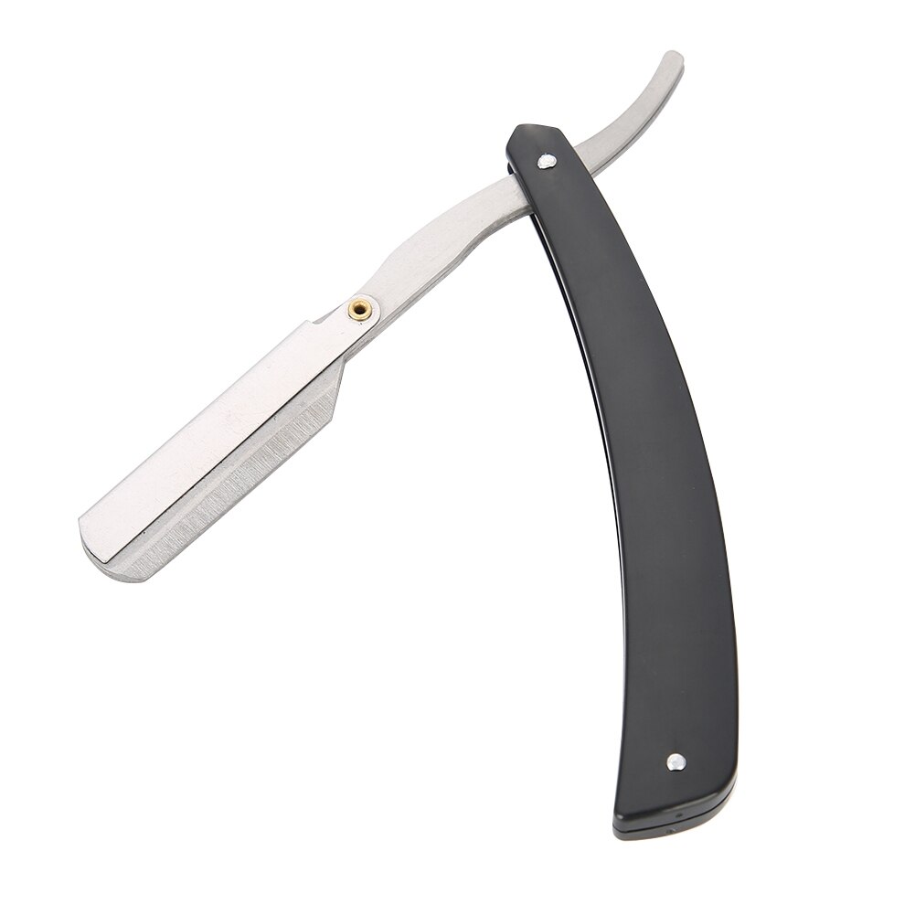 Barber barberblad kulstofstål salon manuel barbermaskine foldbar barbering barbering lige kant kniv skarp barber barberkniv skæreklipper