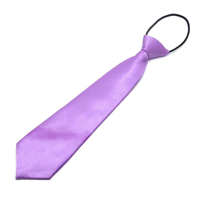 Corbata de niño lazo de bebé, corbatas fáciles para la escuela para niños pequeños: Lavanda