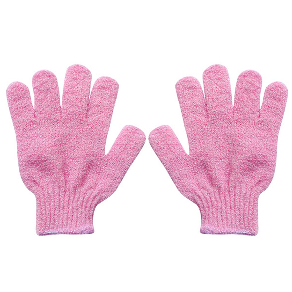 Manopla de masaje corporal Exfoliante para ducha, guante de baño para Spa, hidratante para la piel, 1 par: NO.5