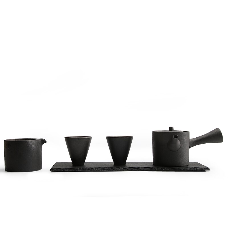 théière luycho tea pot ceramic tazza kung fu set 2 cups taza japanese copos turkish juego de tazas teapot and cup set european: Light Grey