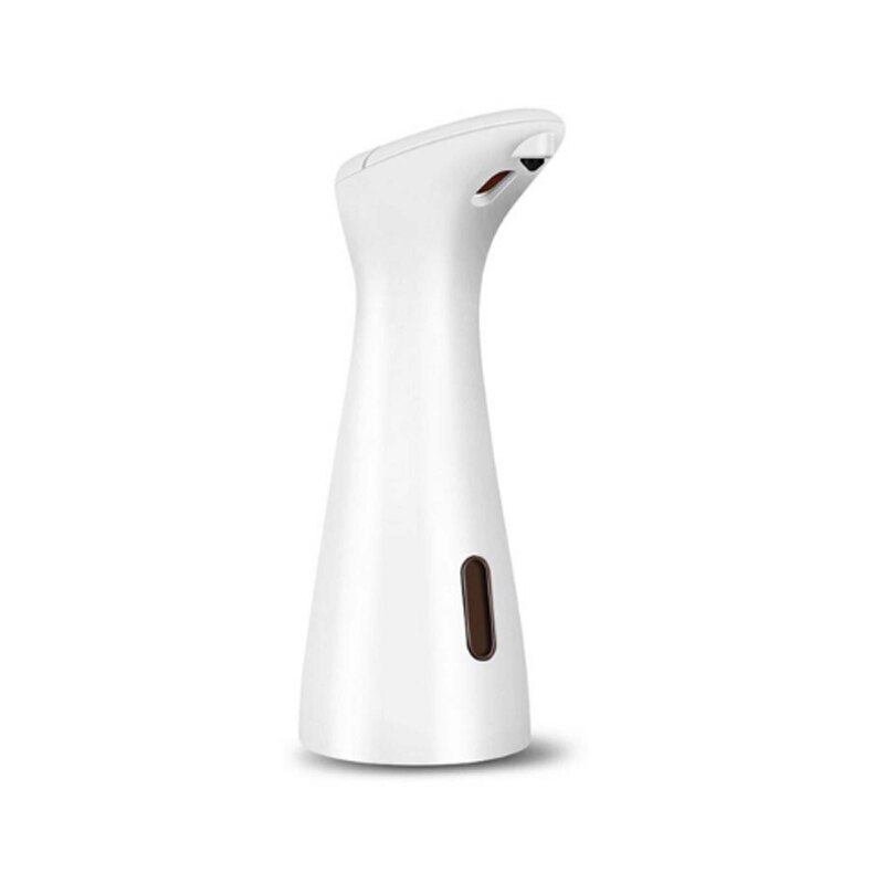 Distributeur de savon plat automatique, distributeur de savon à vaisselle de cuisine en ABS pompe de salle de bains shampooing sans contact distributeur de savon de sein Lotion distributeur de douche: 200ml