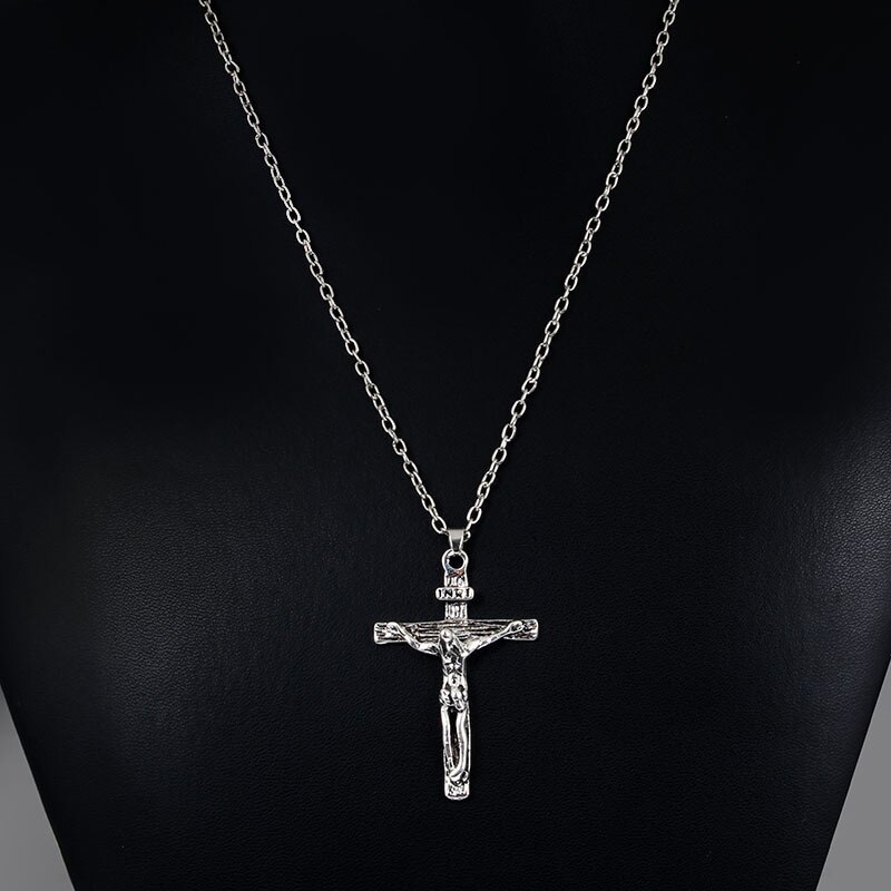 Punk Cool Street Style Necklaces Vintage Gothic Cross Pendant Necklace for Men and Women Hip-pop Neck Chain Jewelry: H