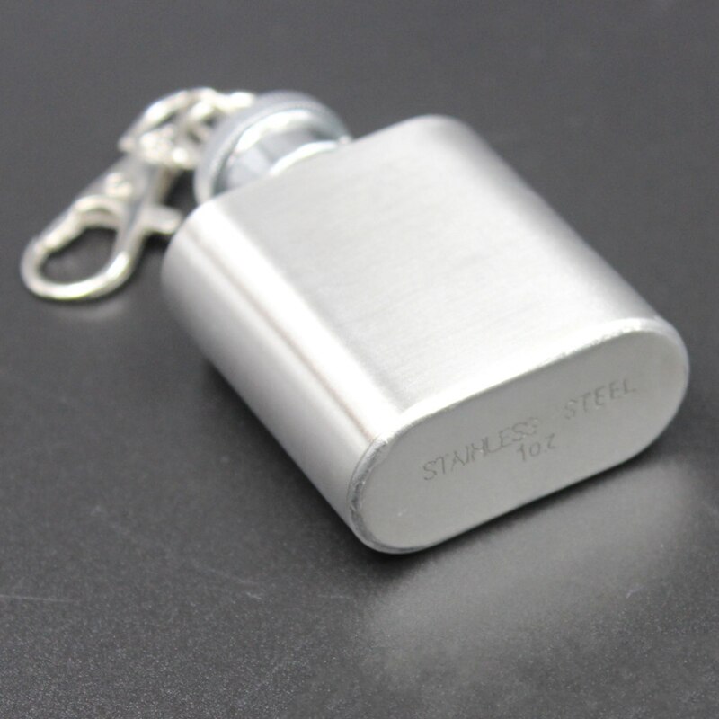 Arshen 28 ml Draagbare Rvs Mini Heupfles Whisky Liquor Flagon Party Wedding Bar Drink Knop Fles Alcohol Drinkware