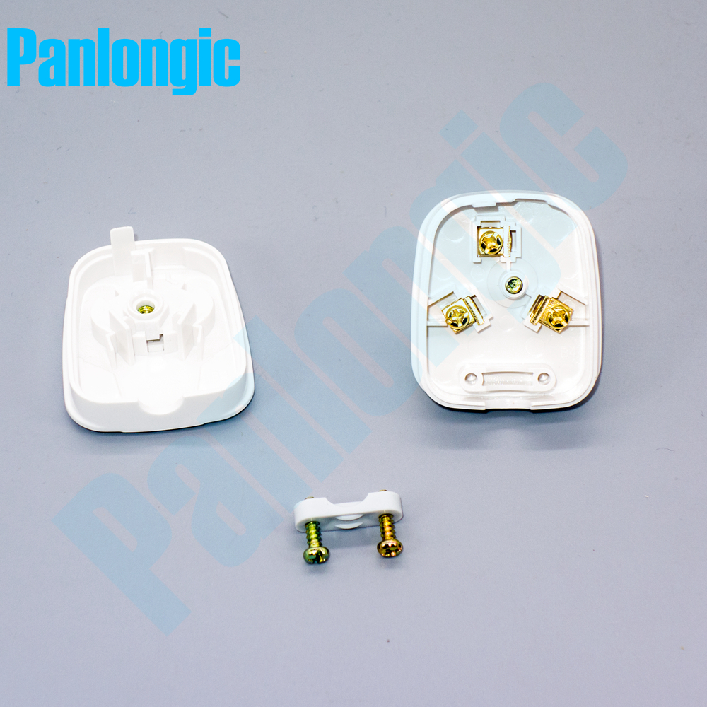 2PCS Three-pole Plug Home Plug 10A 250V 3-pole Plug Wiring Plug Switch Socket Electrical AC Power Adaptor Socket