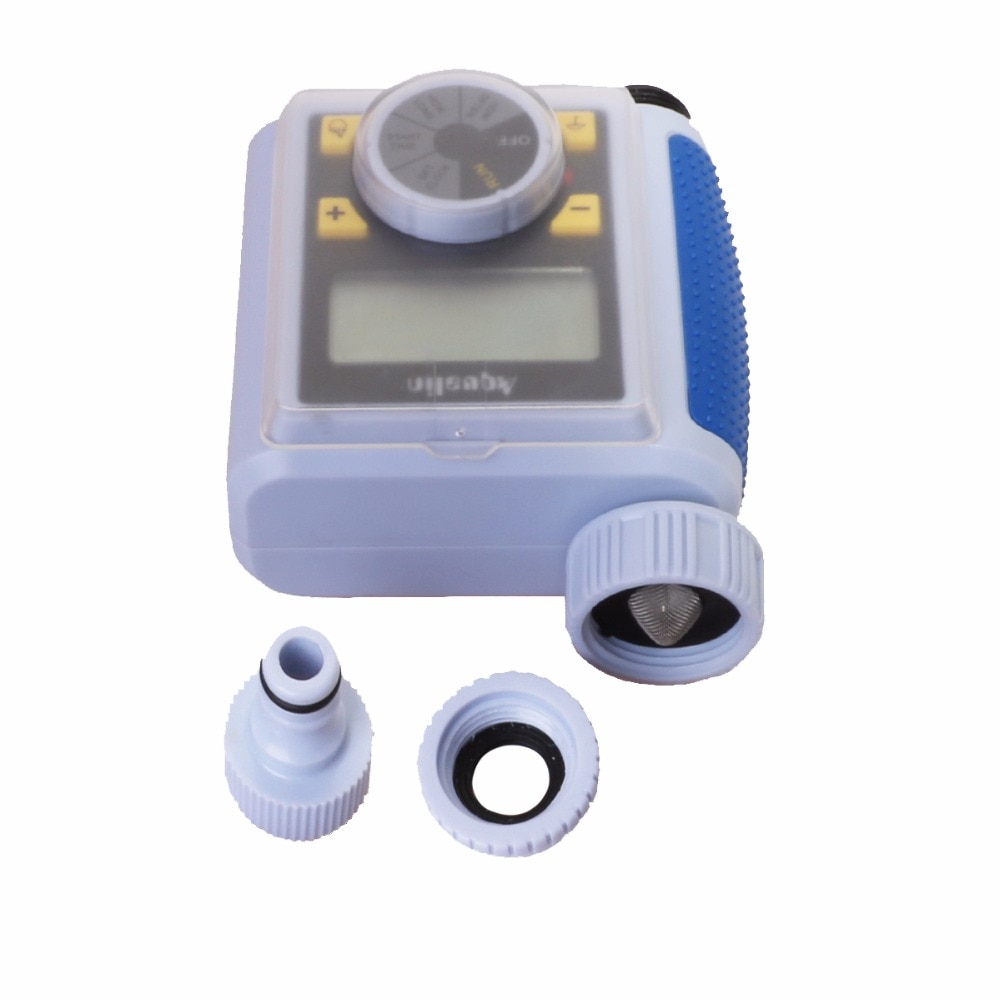 Big Dial&amp;Large Screen Automatic Water Timer Irrigation Garden Controller 21055 and Rain Sensor 21103 and Humidity Sensor 21106