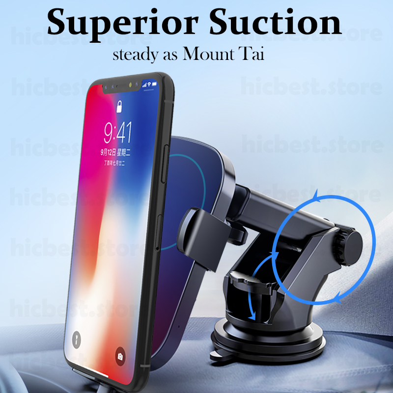 15W Qi Draadloze Oplader Auto Telefoon Houder Voor Samsung S21 S20 Ultra S10 S9 Inductie Oplader Auto Mount Voor iphone 12 11 Pro Max 8