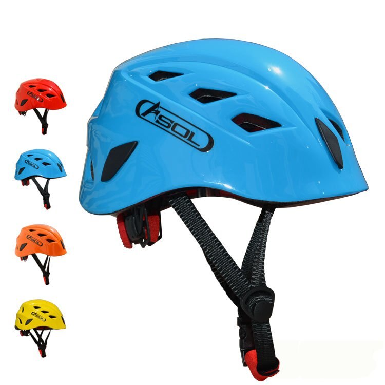 Outdoor Climbing Helmet - EPS + PC - Professional Mountain Sport Speleology Rescue Downhill