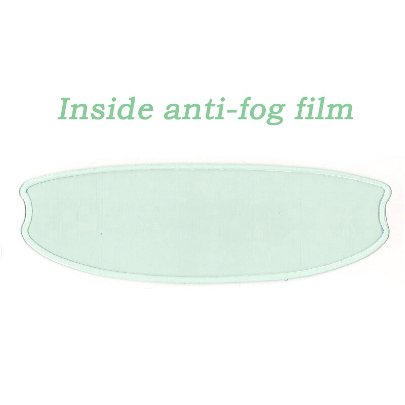 Moto hjelm anti-dugg film anti regn film slitesterk nano belegg klistremerke film regntett universell hjelm tilbehør: anti-tåkefilm 2