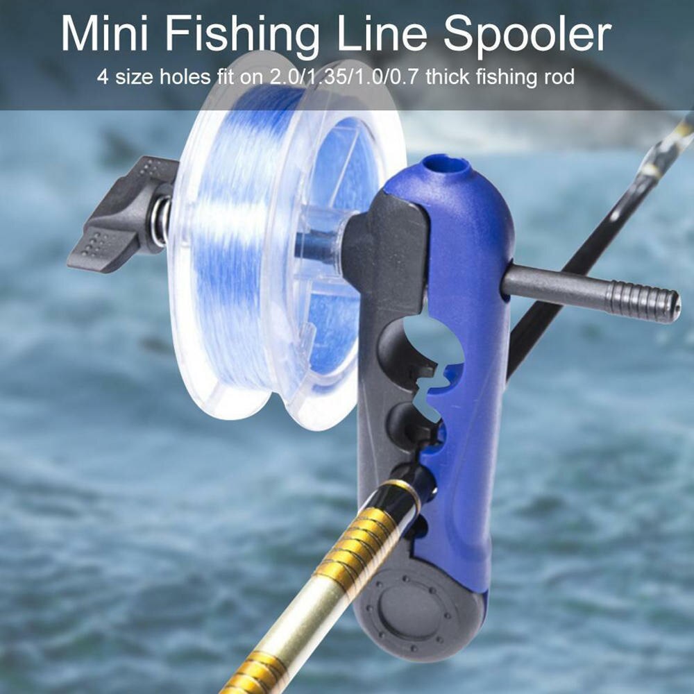 Portable Fishing Line Winder Reel Spooler Machine Spooling Station System