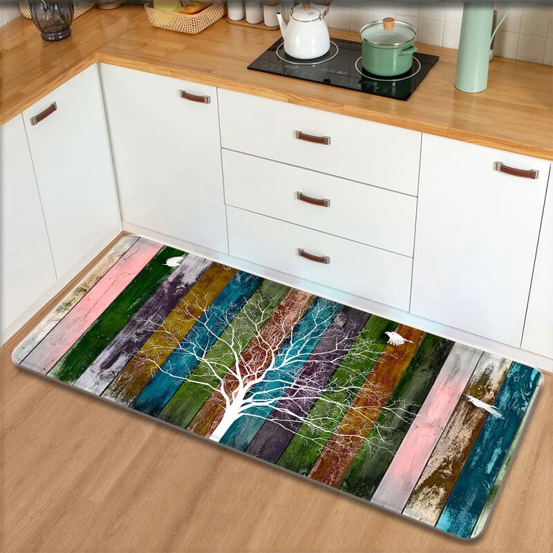 Mata podłogowa robić dywan kuchenny drzewo artystyczne mata robić salonu dywanik kuchenny wycieraczki dywaniki dywany robić sypialni wycieraczka absorpcyjna wody: DM000136 / 40x120 cm