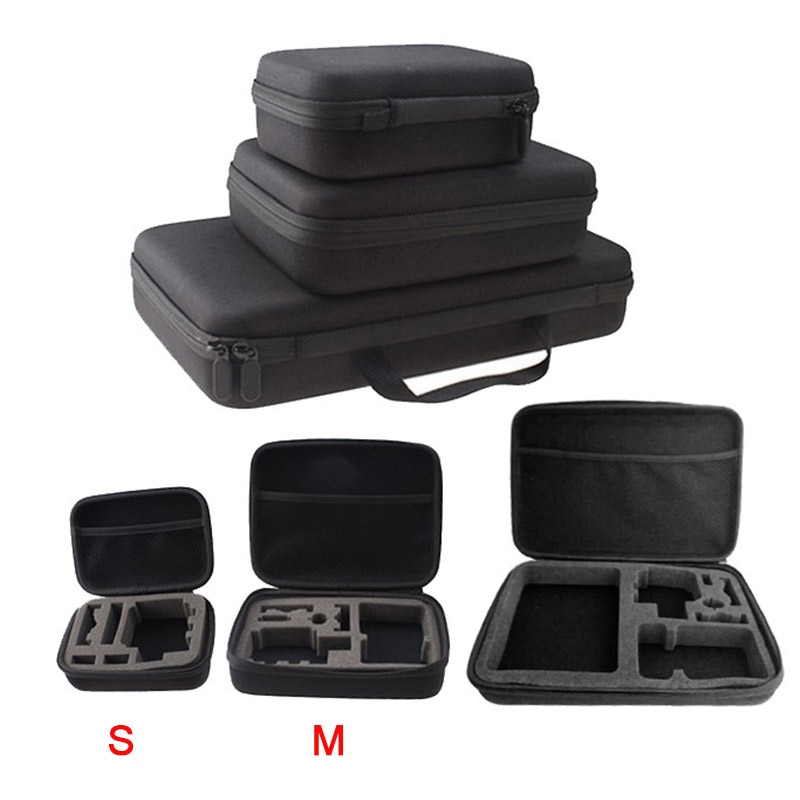 Boîte de rangement étanche antichoc, sac de voyage Portable, mallette de transport de grande taille pour GoPro Hero Black Action accessoires de caméra