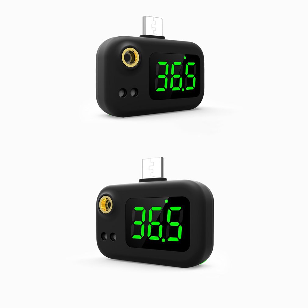 Usb Intelligent Mini Mobile Phone Thermometer Health Care Convenient Infrared Electronic Digital Thermometer