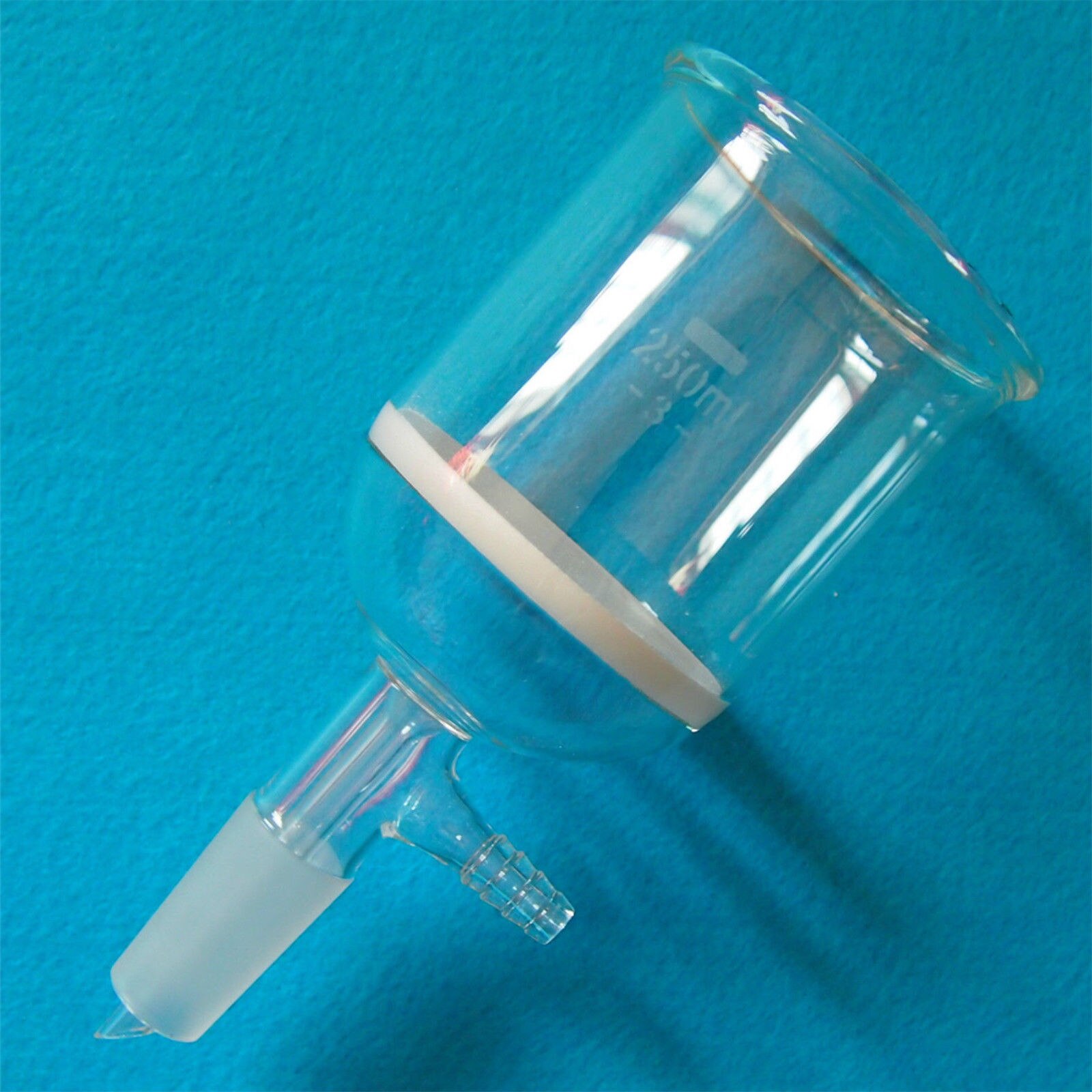 500 ml, 24/40, dispositivo de filtración de succión, embudo de Buchner de 250 ml, matraz de laboratorio