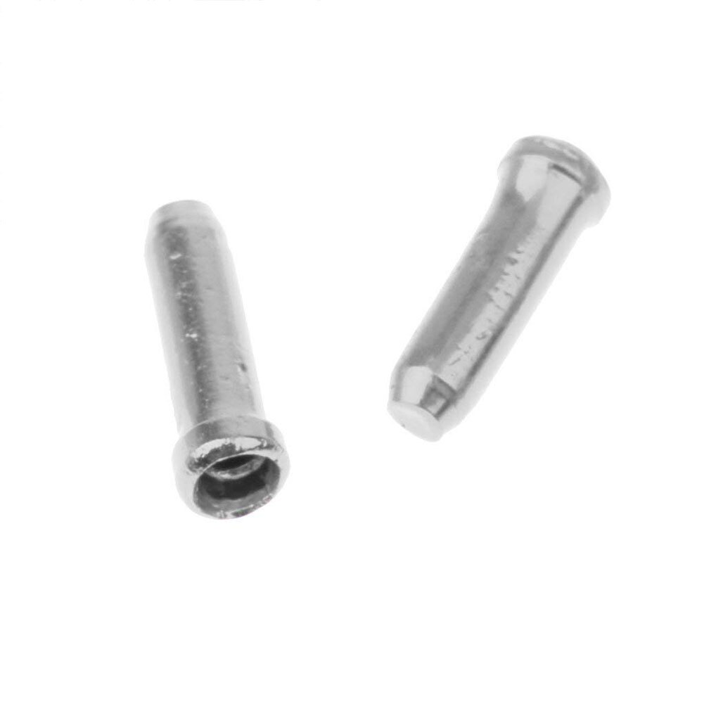 Bike Brake Crimps Cable End Caps Brake End Cover Bicycle Cable End Tips For Road Bike Mountain Silver 100PCS Brake Cable Caps