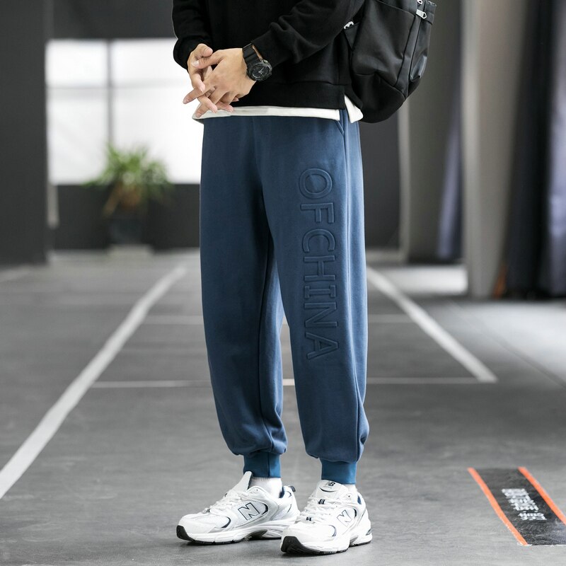Mäns höst träningsoverall man byxor street wear träningsbyxor