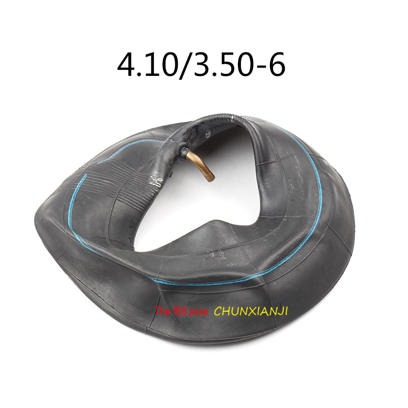 Un rayo eléctrica accesorios para scooter/4,10/3,50-6 4,10-6 4,00-6 cámaras interiores neumáticos con TR87 Metal curvado vástago de válvula