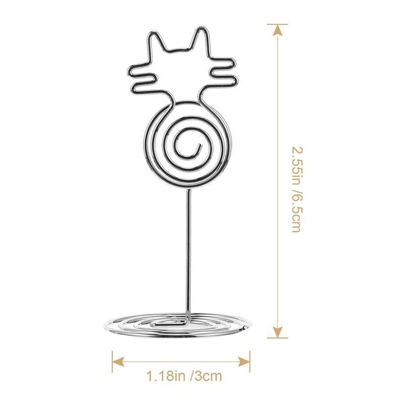 12 pz ristorante ufficio segnaposto da tavolo supporto da tavolo impostazione etichetta clip casa ufficio Deposito