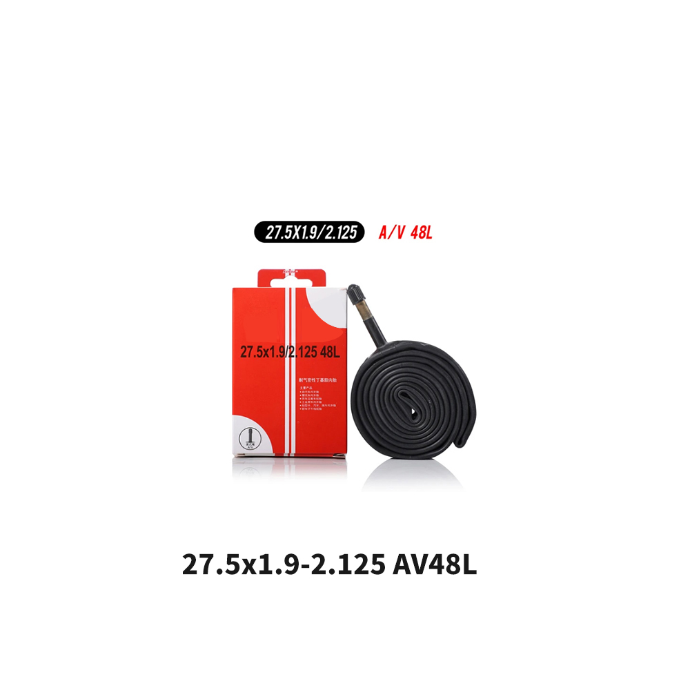 Bicycle Inner Tube MTB bike 1pc Tires 26 27.5 29 inches 1.5/1.75 1.9/2.125 2.3/2.4 A/V F/V Cycling butyl rubber Inner Tube: black