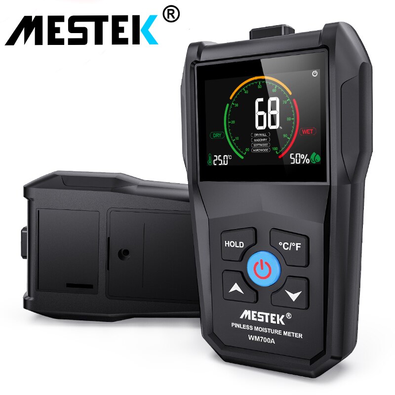 Wood Moisture Meter Non-contact Measurement Digital Hight-precision Timber Humidity Tester Damp Detector Measuring Tool Meter