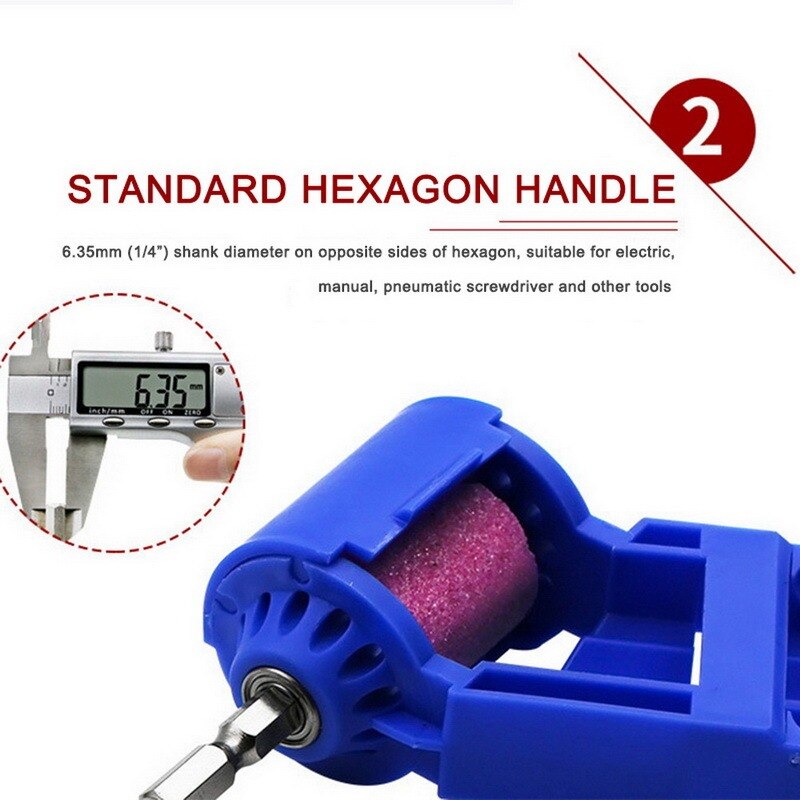 Upgrade Adjustable Portable Electric Drill Polishing Drill Grinding Wheel Drill Bits Set Sharpener For Step Drill Accessories